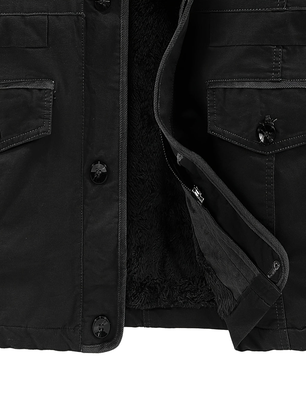 Veste pour homme, polaire, à capuche, vert océan