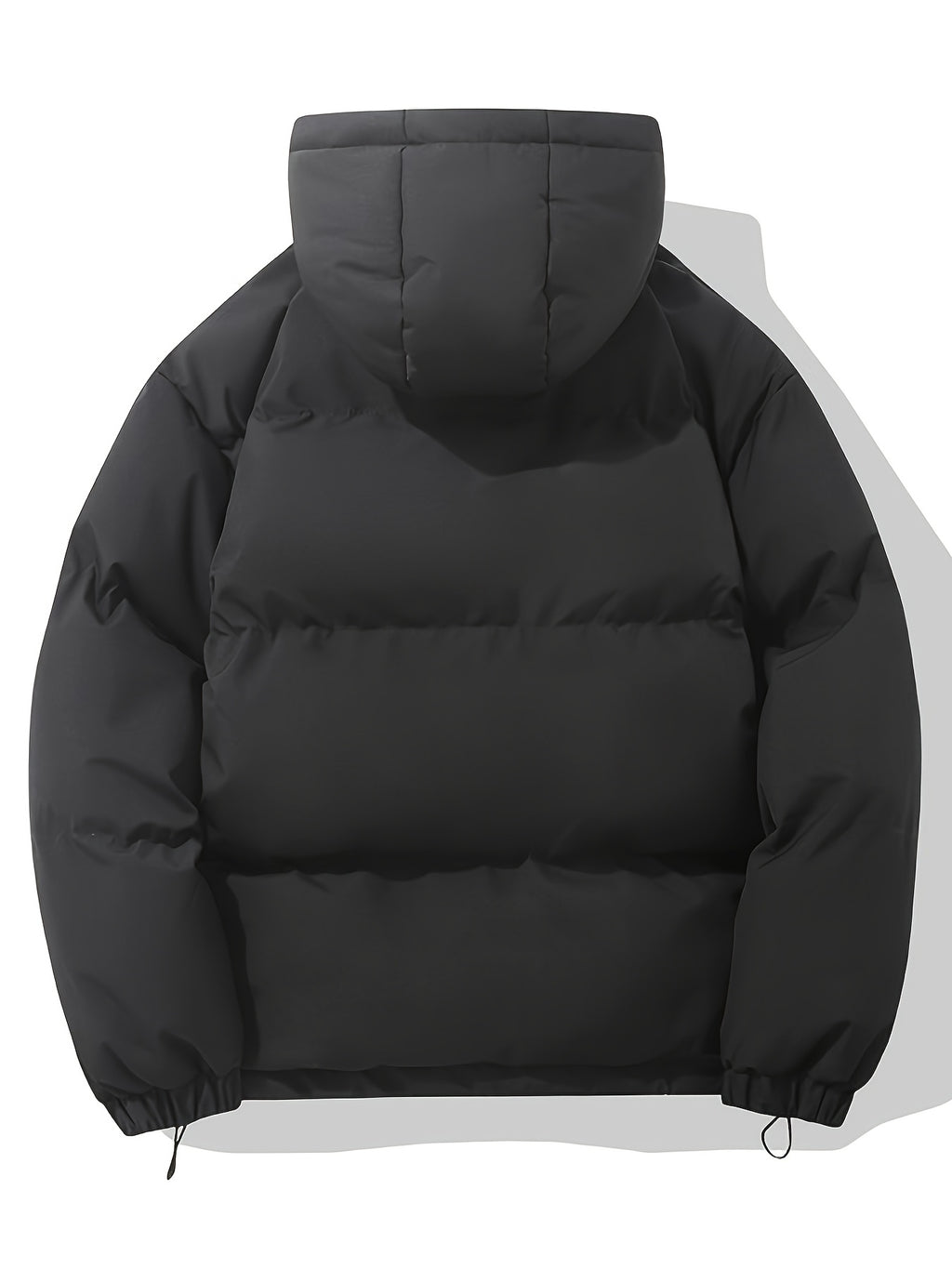 Veste pour homme, à capuche, col montant