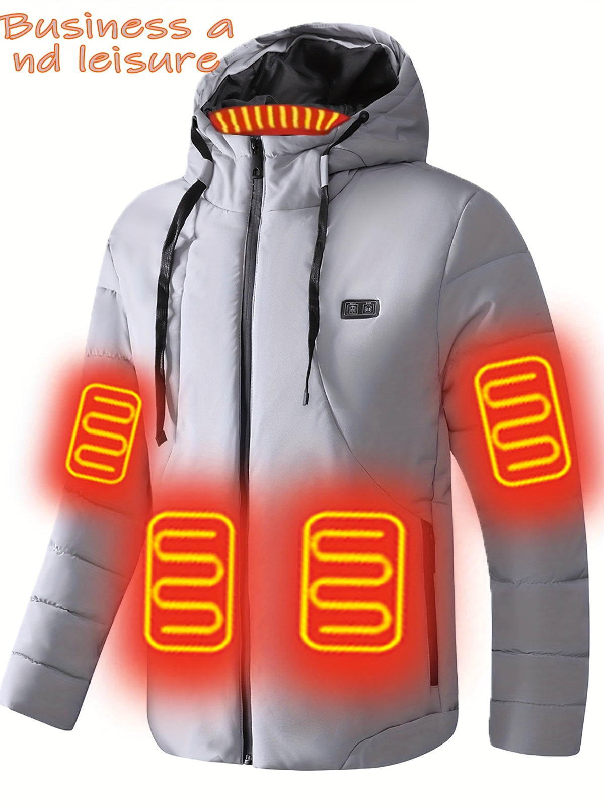 Manteau pour homme, à capuche, modele 4