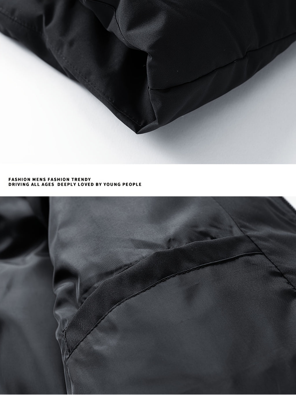 Veste matelassée pour homme, grandes tailles, à capuche, gris
