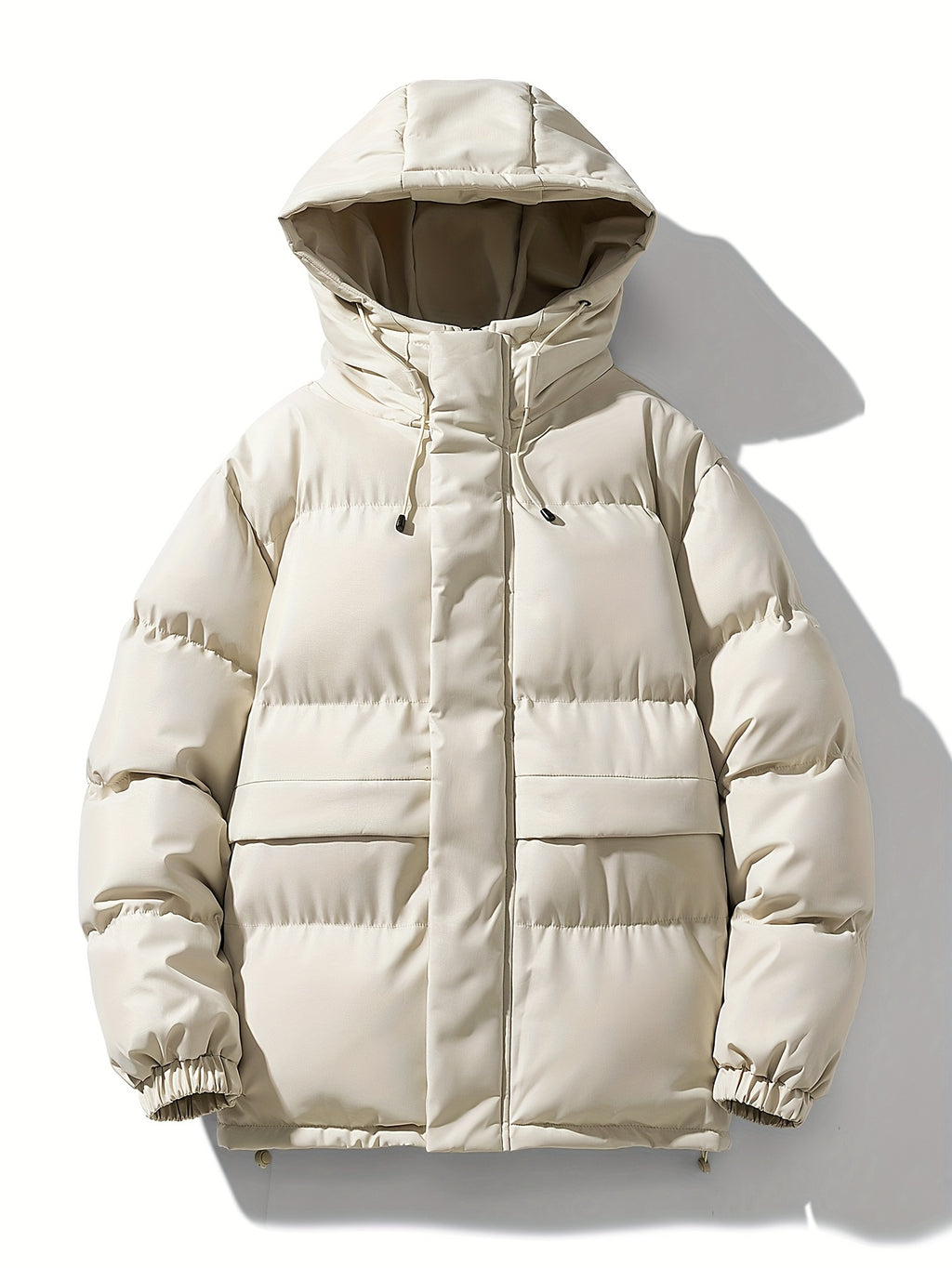 Veste pour homme, à capuche, beige