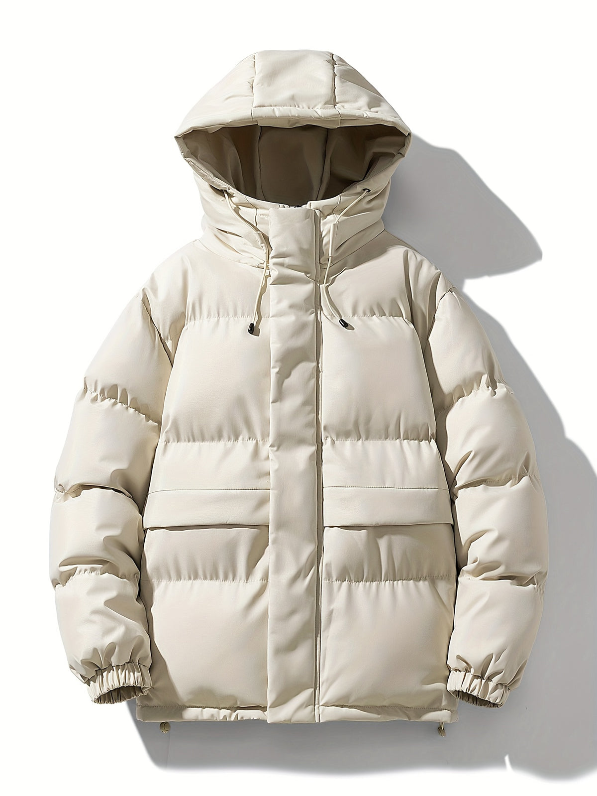 Veste pour homme, à capuche, beige