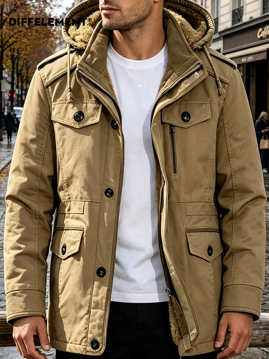 Parka, coupe-vent, à capuche, modele 2