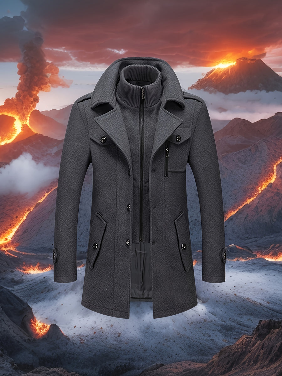 Veste en laine, 30 % laine, tweed, noir