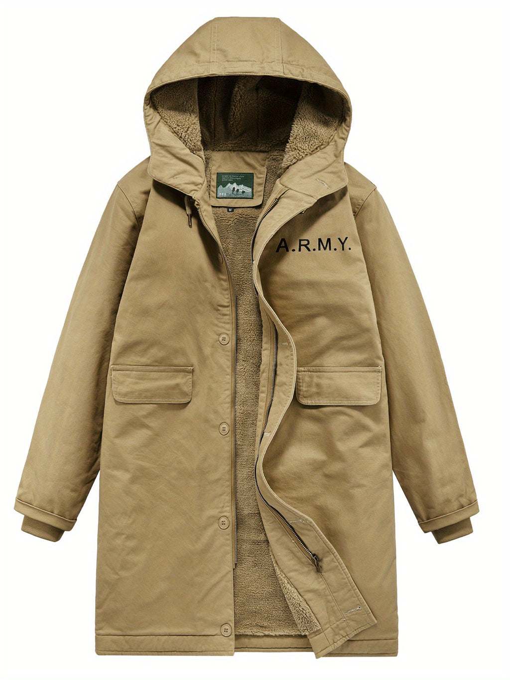 Manteau pour homme, à capuche, modele 2