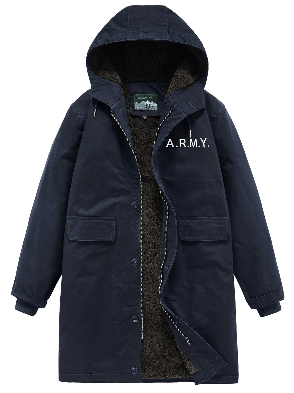 Manteau pour homme, à capuche, modele 2