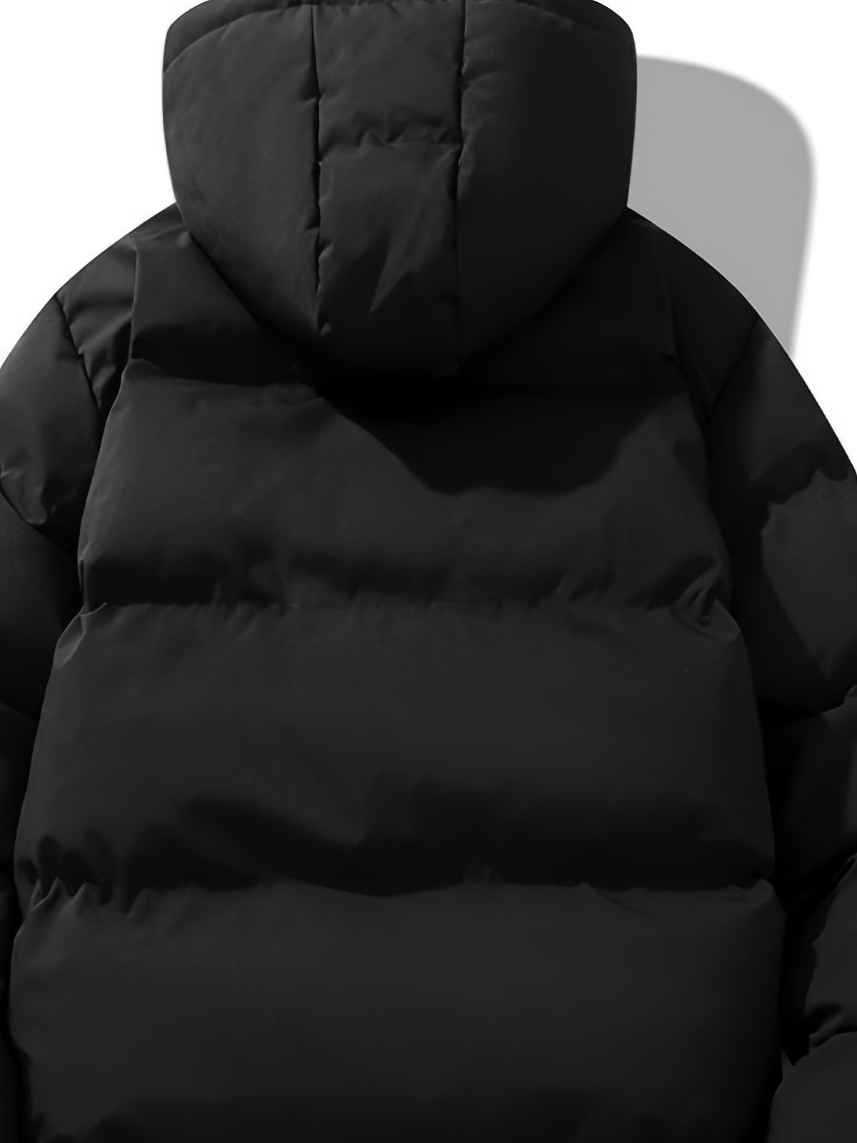 Manteau matelassé pour homme, à capuche, blanc
