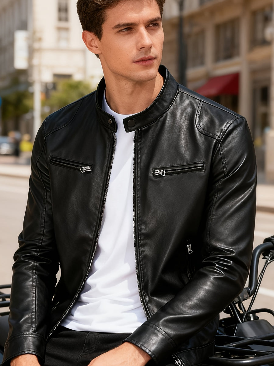 Veste, à col montant, bleu, détail du vêtement