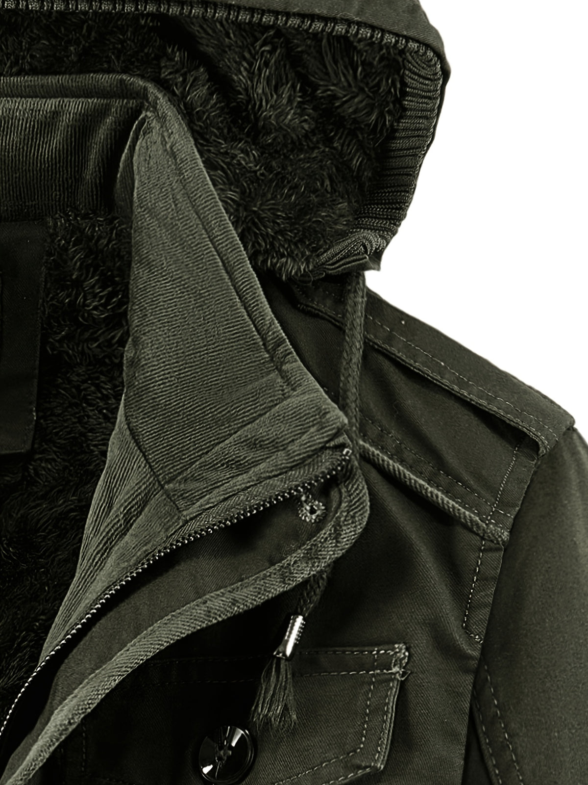 Parka pour homme, coupe-vent, à capuche, modele 2