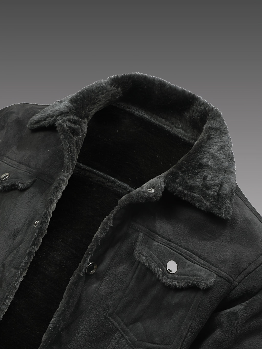 Veste, polaire, à revers, photo 6
