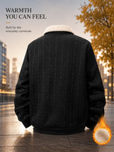 Veste en fausse fourrure longue, polaire, à revers