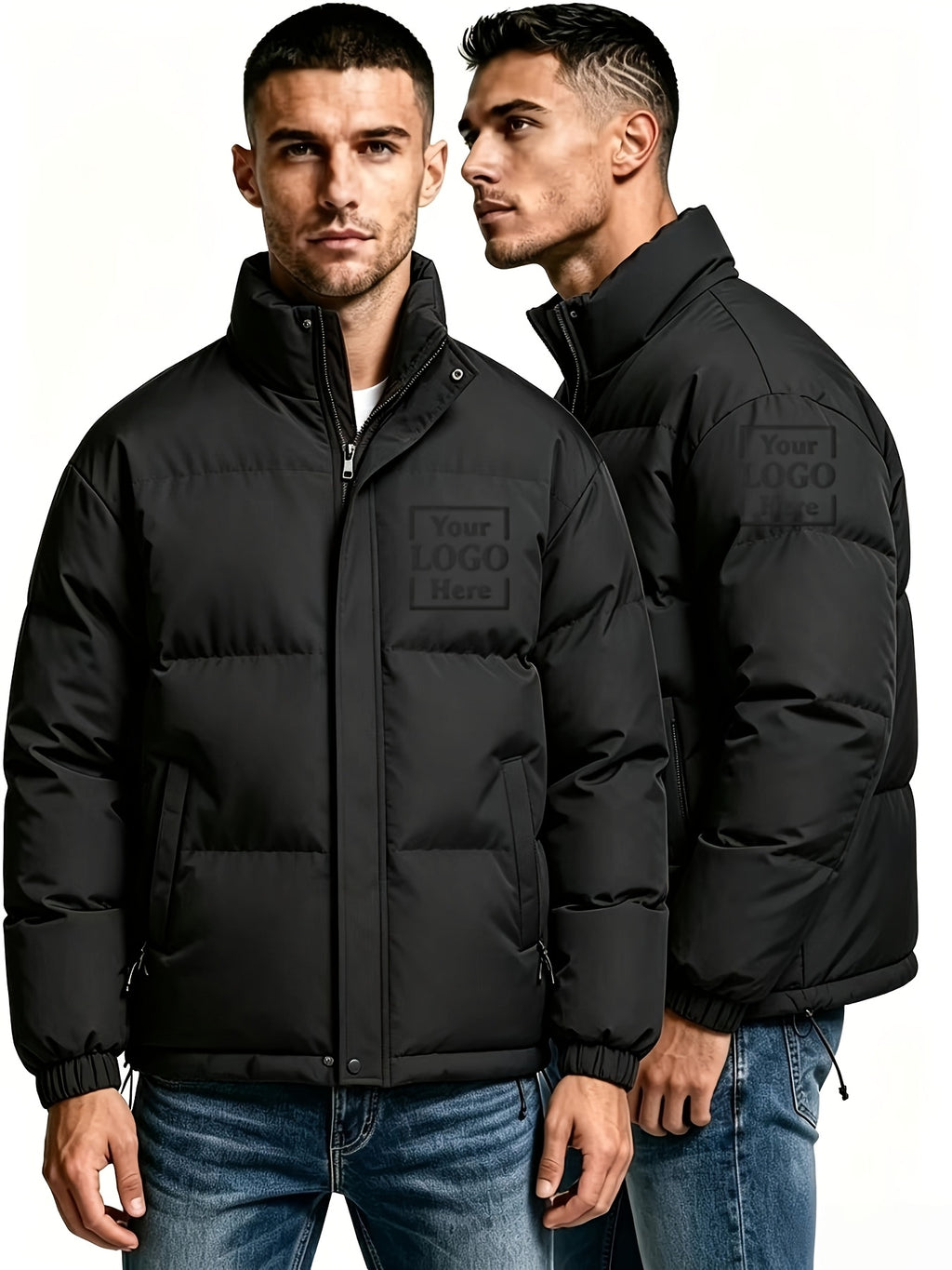 Veste pour homme, à col montant, violet