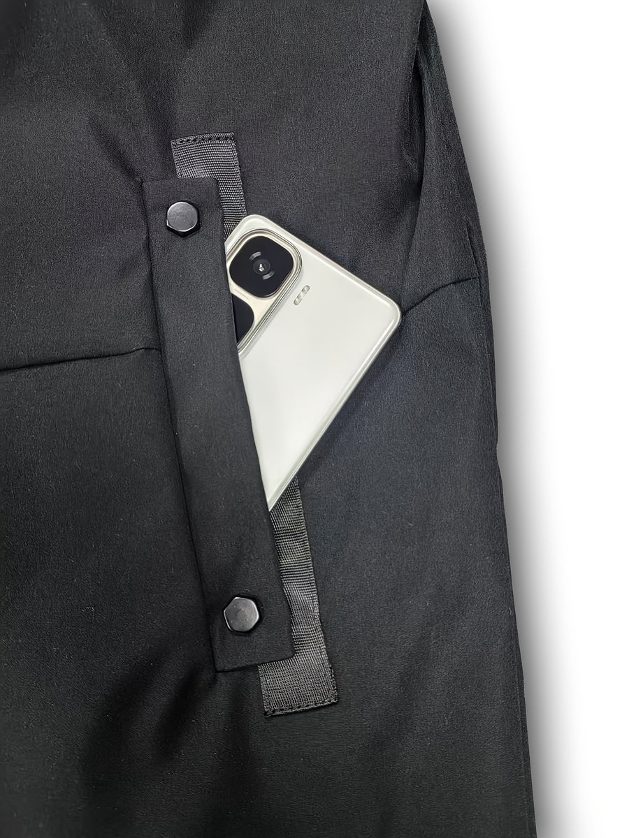 Veste, coupe-vent, à capuche, modele 4, détail du vêtement