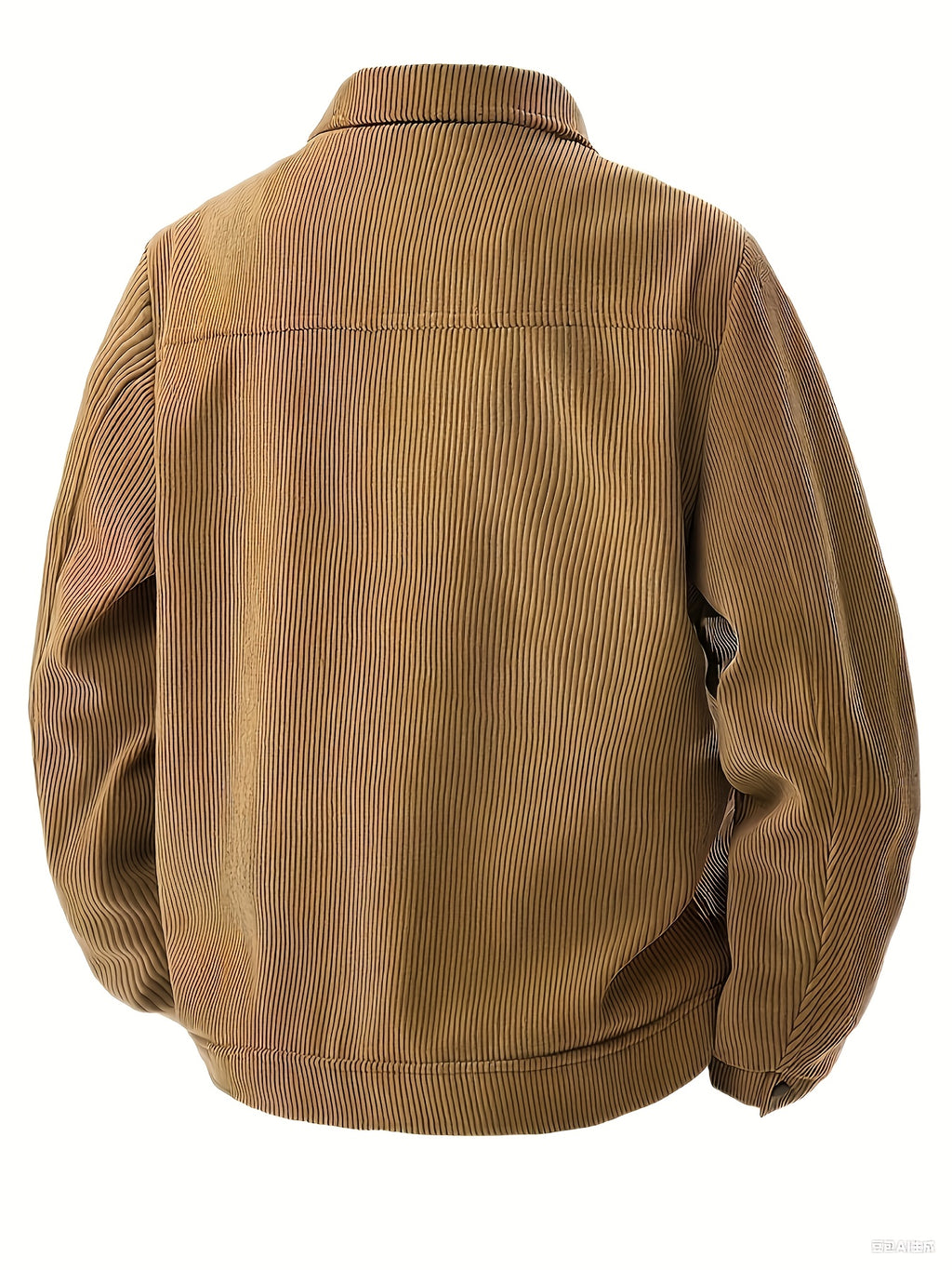 Veste, velours côtelé, à revers, noir, photo 16