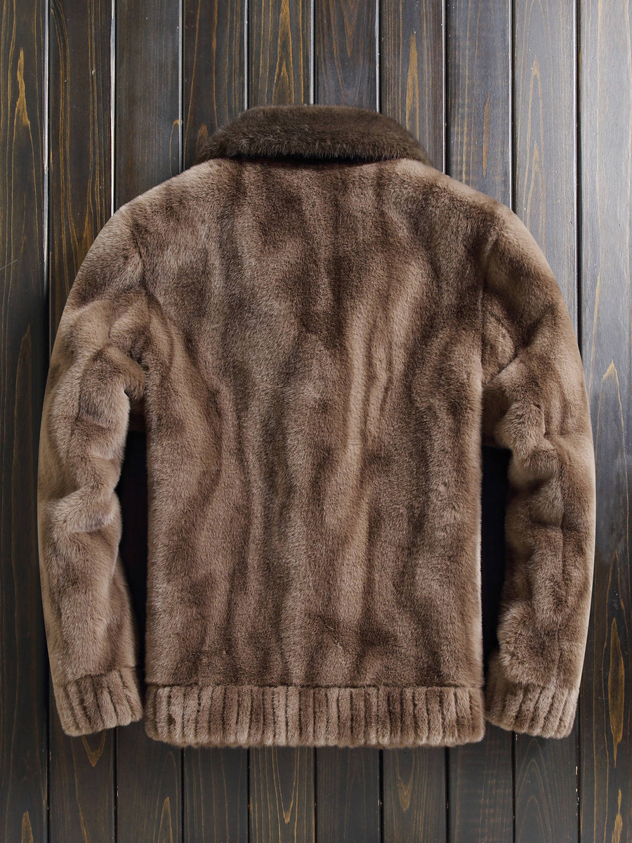 Veste en fausse fourrure longue, réversible, photo 14