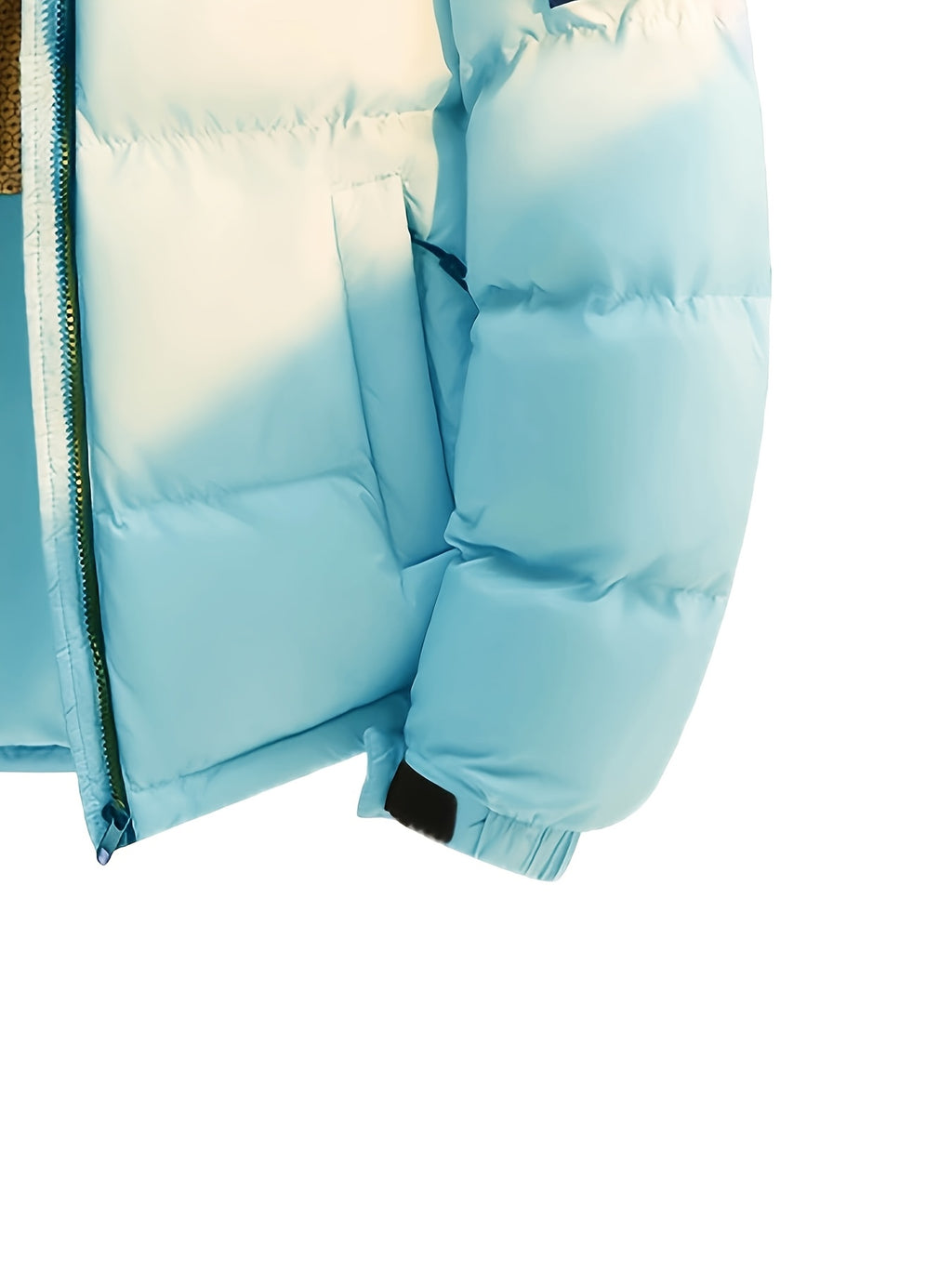 Veste matelassée pour homme, capuche amovible