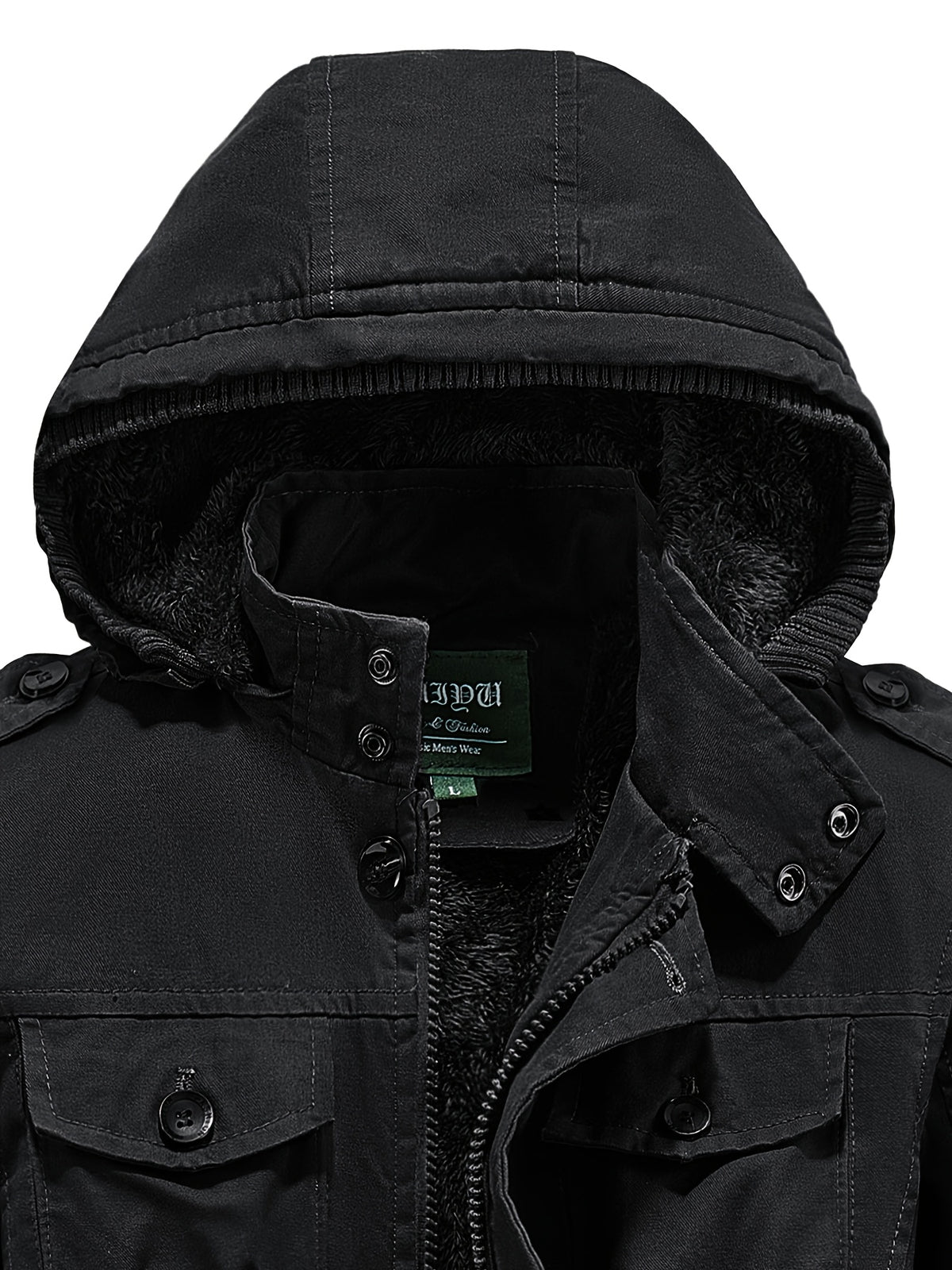 Parka pour homme, coupe-vent, à capuche, modele 3