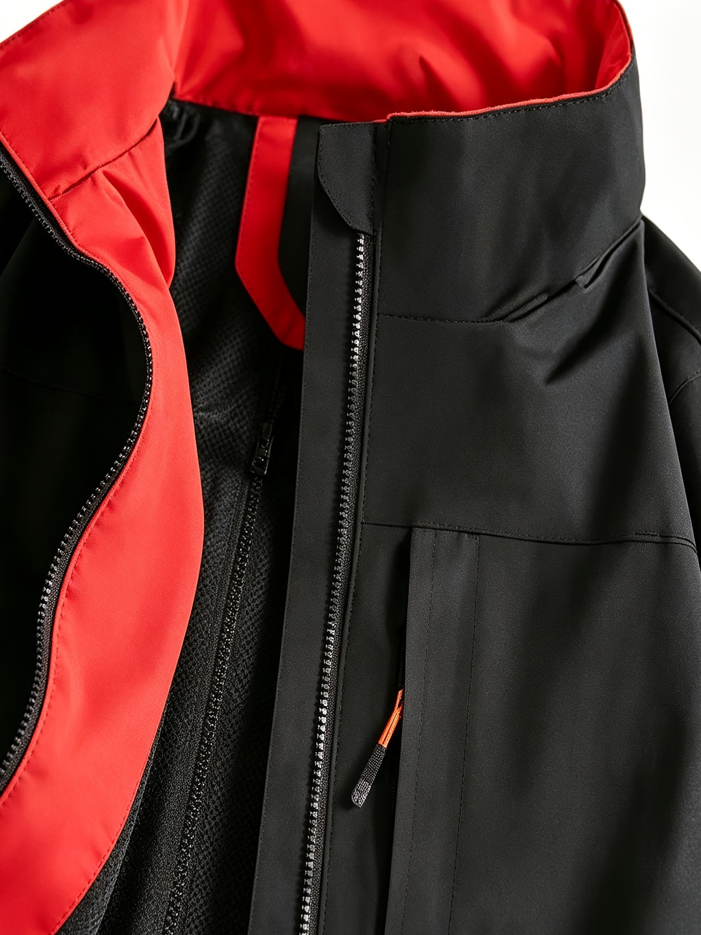 Veste pour homme, coupe-vent, à col montant, bleu royal