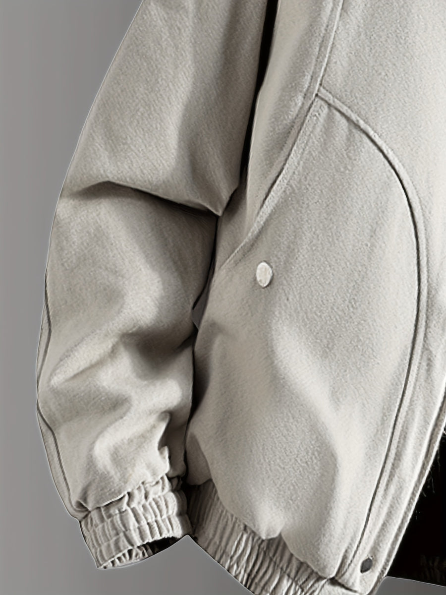 Veste, à capuche, beige, poche, photo 8