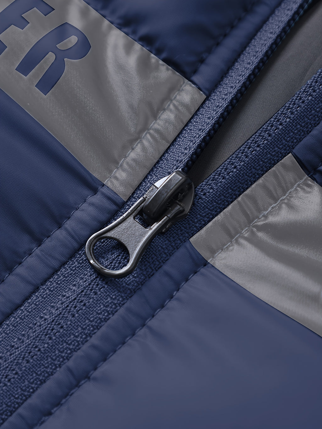 Manteau matelassé pour homme, à capuche, bleu foncé