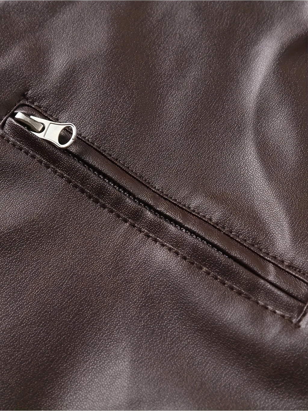 Veste long pour homme, à col montant