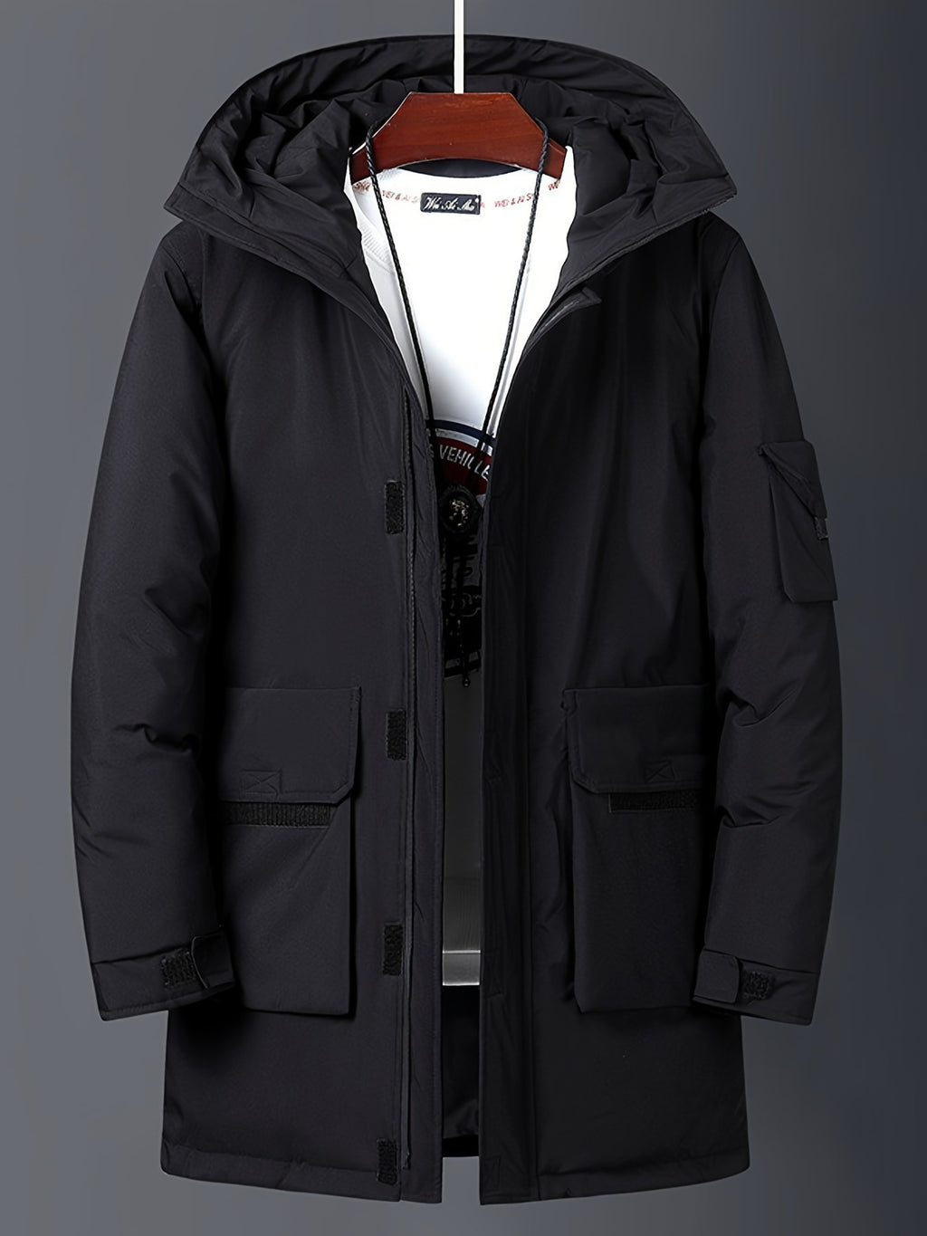 Veste pour homme, à capuche, modele 16