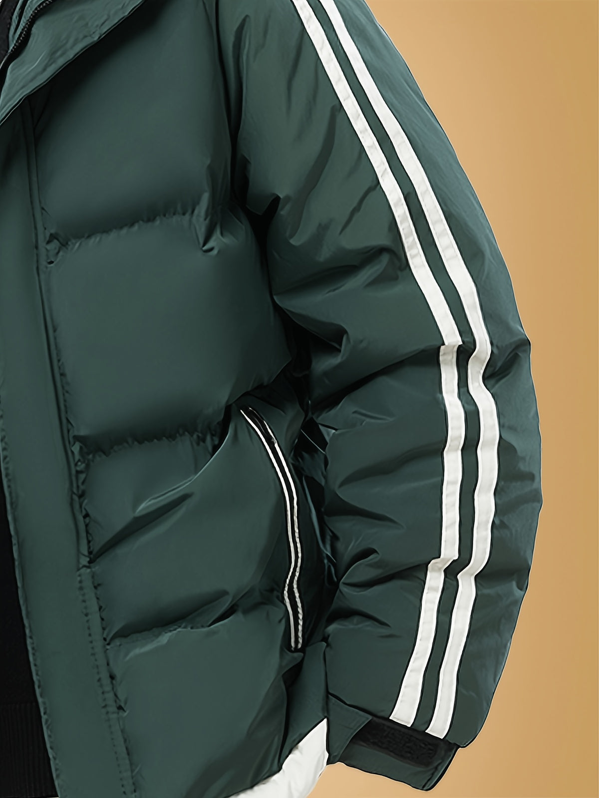 Manteau matelassé pour homme, à capuche, modele 7