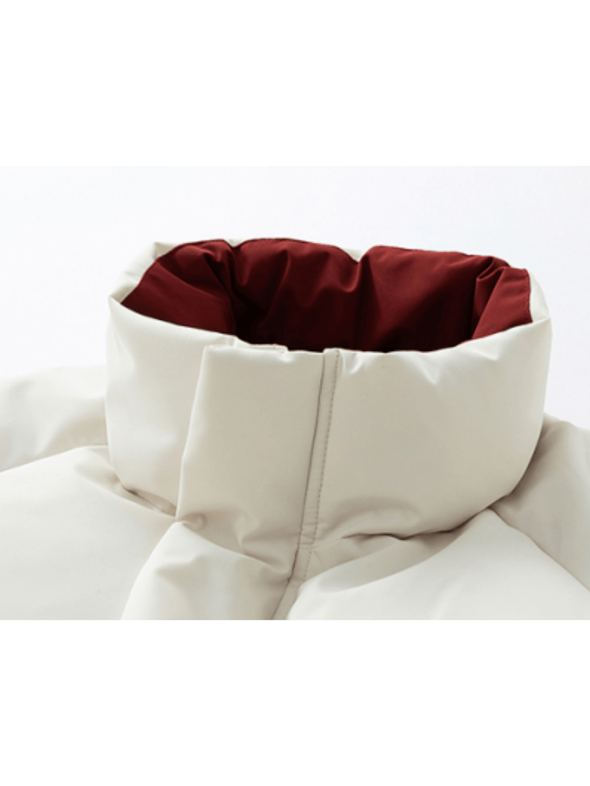 Manteau matelassé pour homme, à col montant, jaune clair