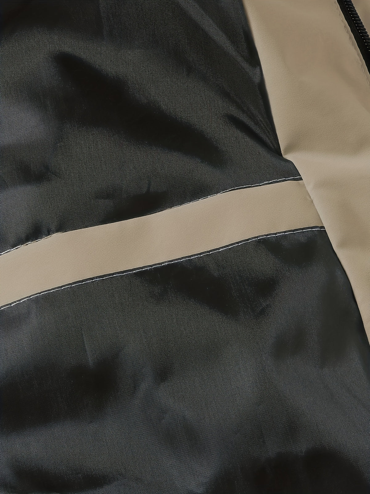 Veste long pour homme, coupe-vent, à capuche, vert clair
