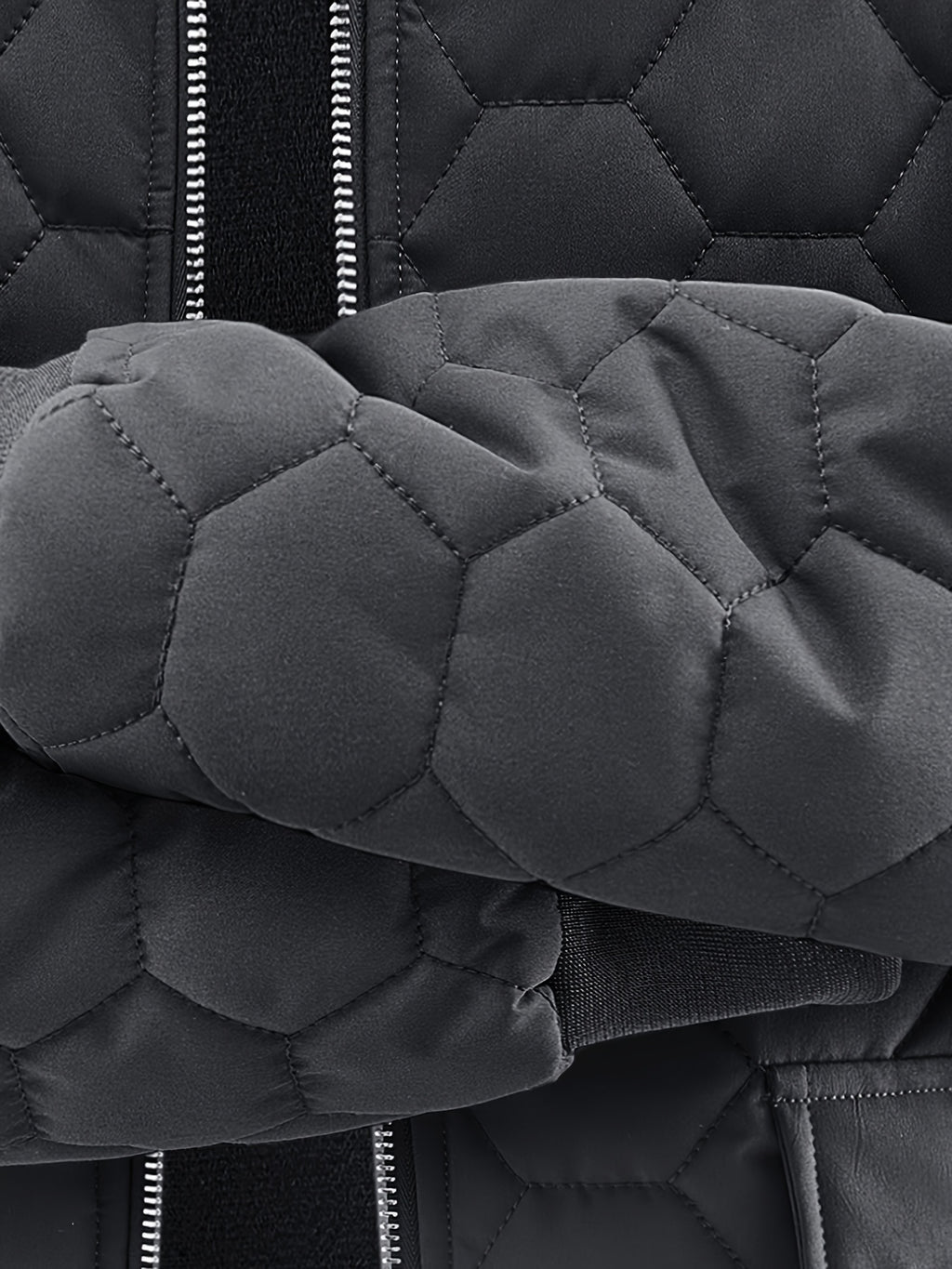 Veste matelassée pour homme, coupe-vent, à revers