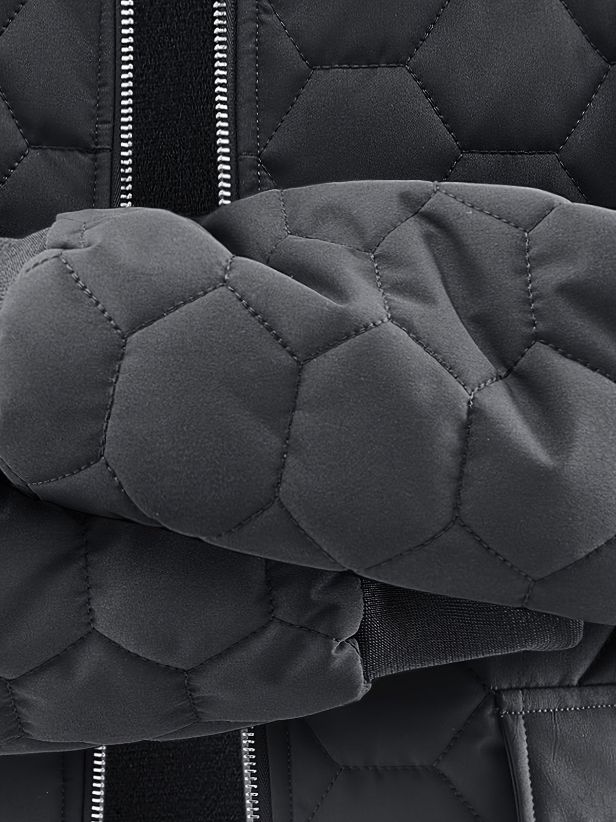 Veste matelassée pour homme, coupe-vent, à revers