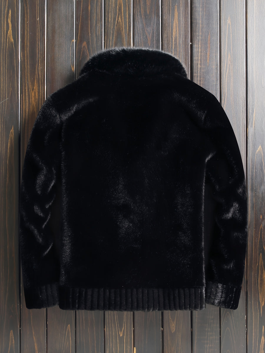 Veste en fausse fourrure longue, réversible, photo 19