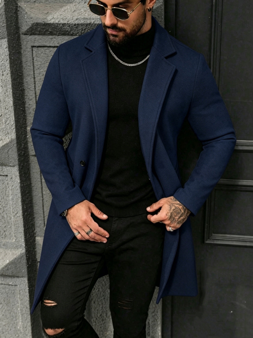 Trench, à revers, modele 4, photo 15