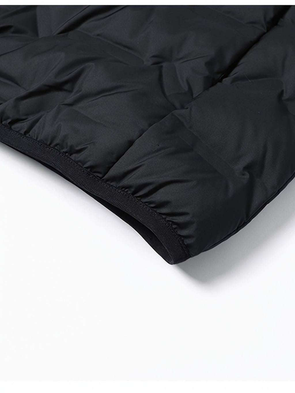 Veste matelassée pour homme, grandes tailles, à col montant