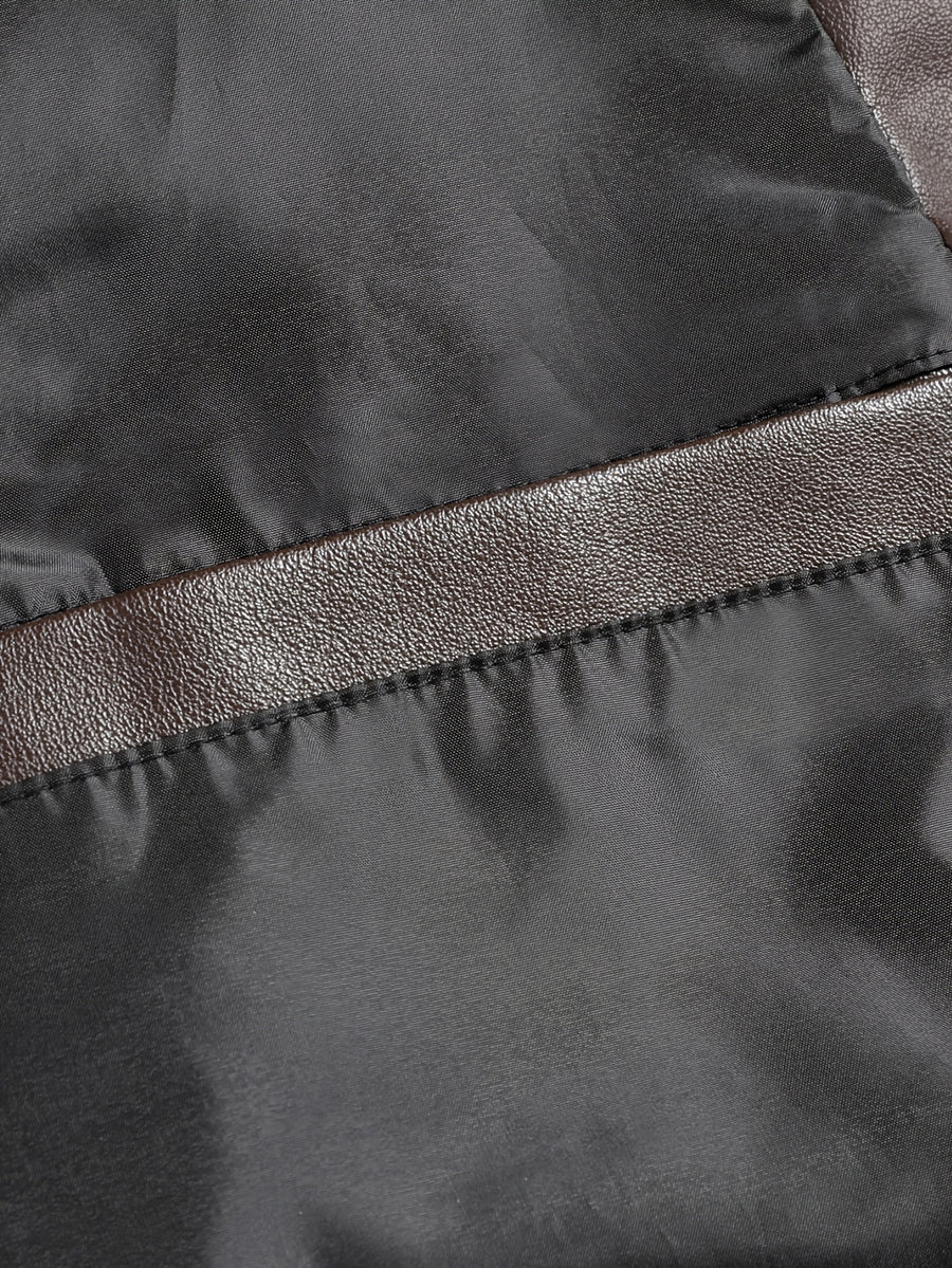 Veste, à revers, café, photo 7