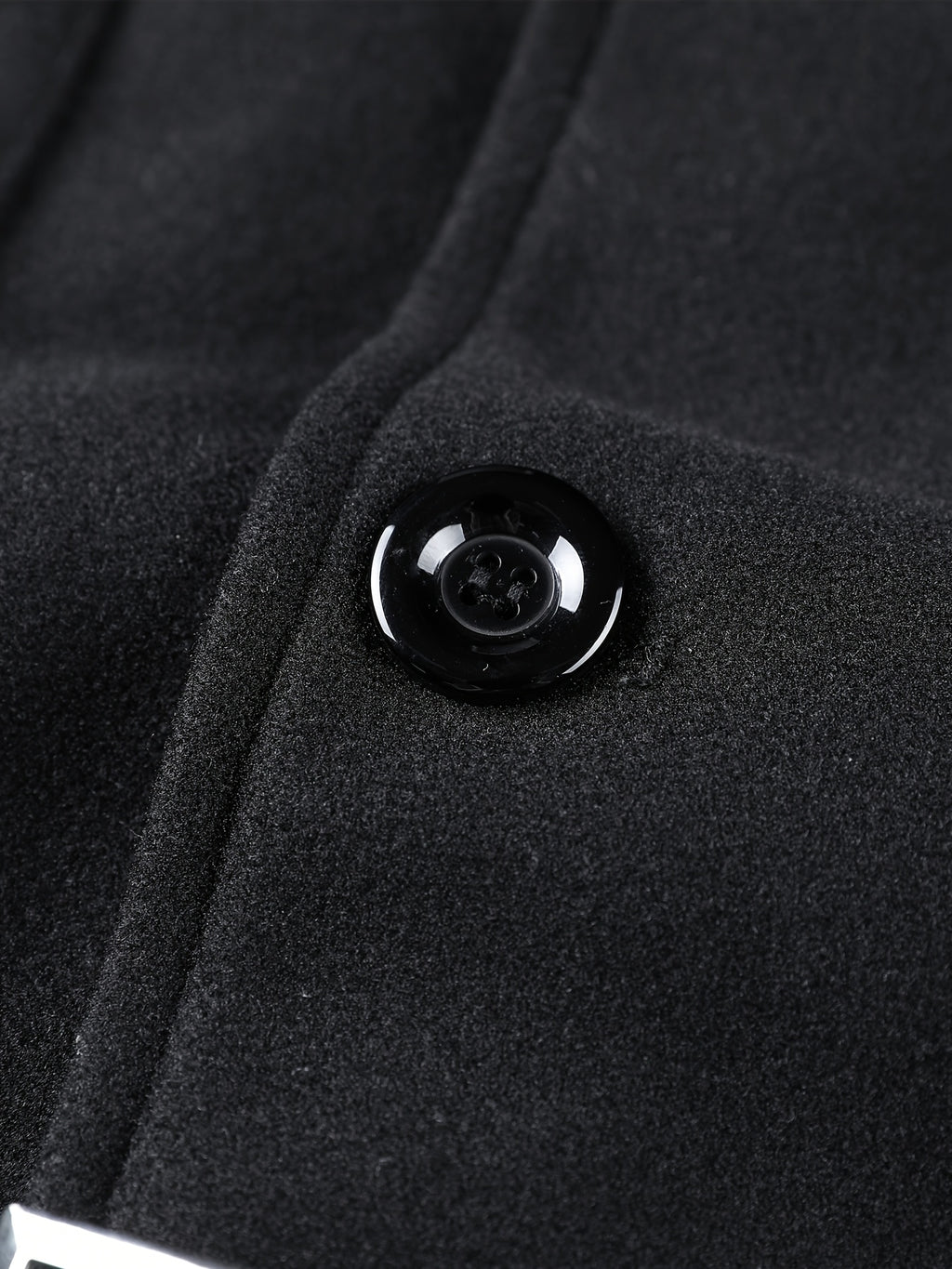 Veste long pour homme, à col montant, gris