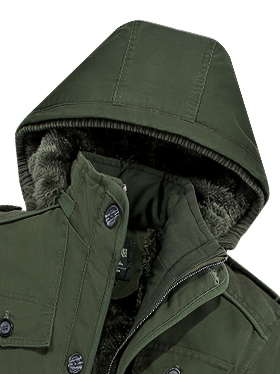 Parka matelassée, capuche amovible, à col montant, photo 11