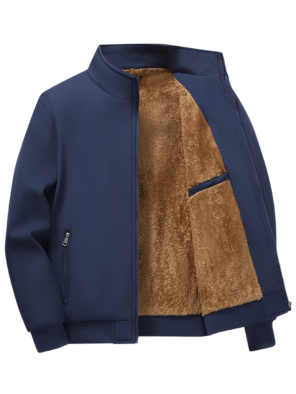 Veste, à col montant, brun jaunâtre, photo 19