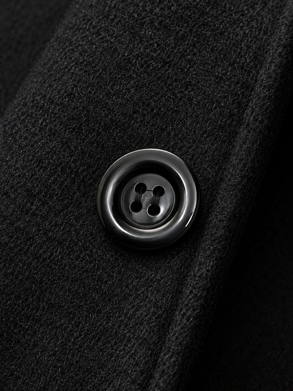 Manteau pour homme, à revers, bleu marine