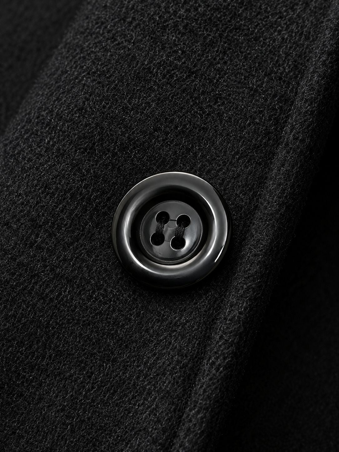 Manteau pour homme, à revers, bleu marine
