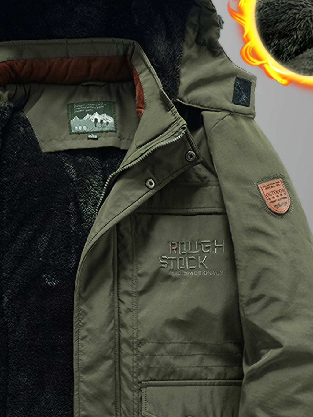 Veste pour homme, à capuche, modele 11