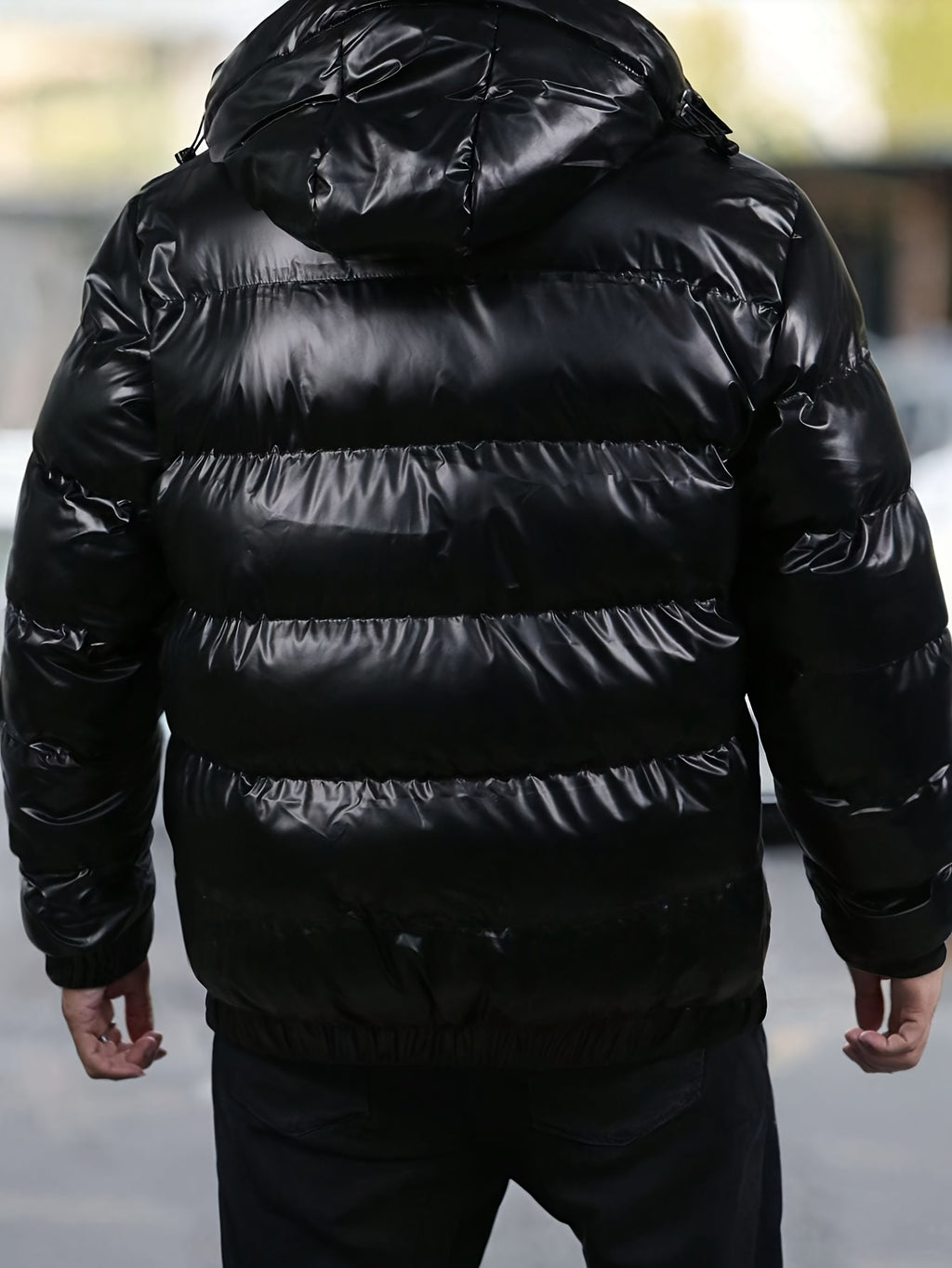 Veste pour homme, capuche amovible, modele 3