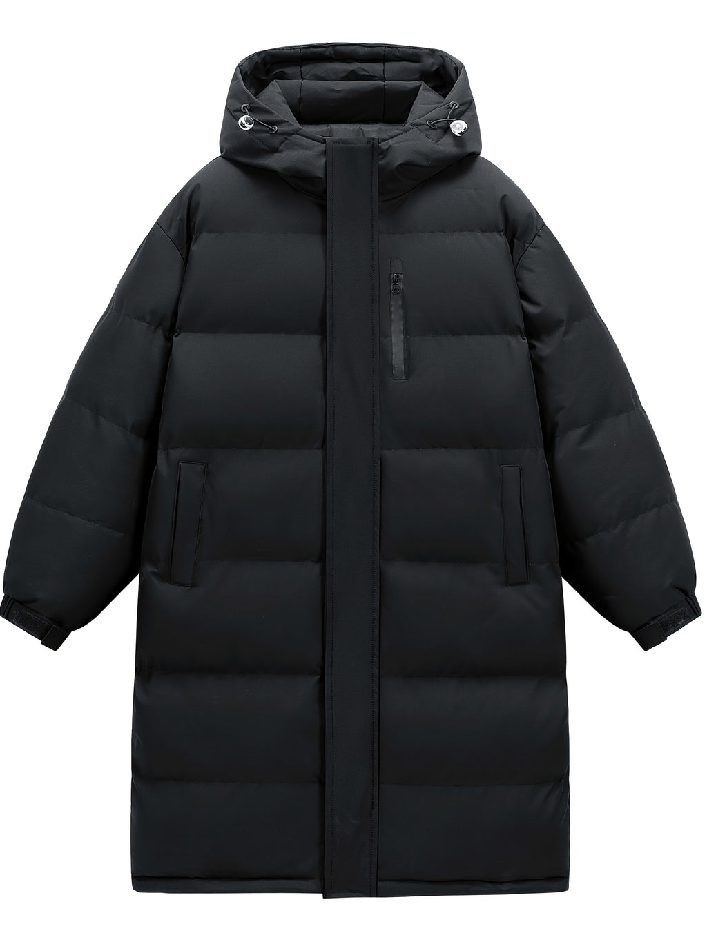 Manteau pour homme, à capuche, blanc ivoire