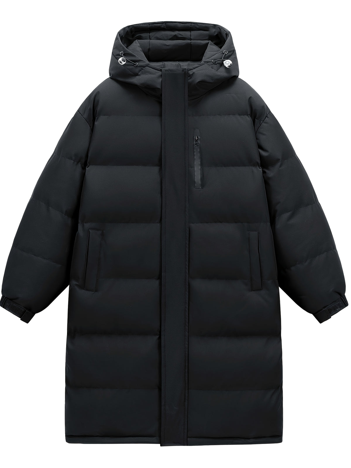 Manteau pour homme, à capuche, blanc ivoire