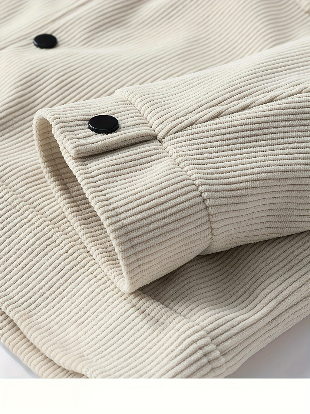 Veste pour homme, velours côtelé, à revers