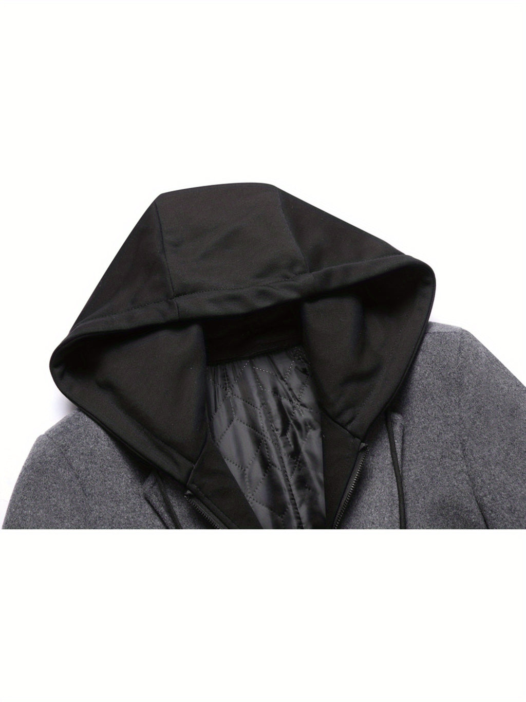 Manteau en laine pour homme, 30 % laine, à revers