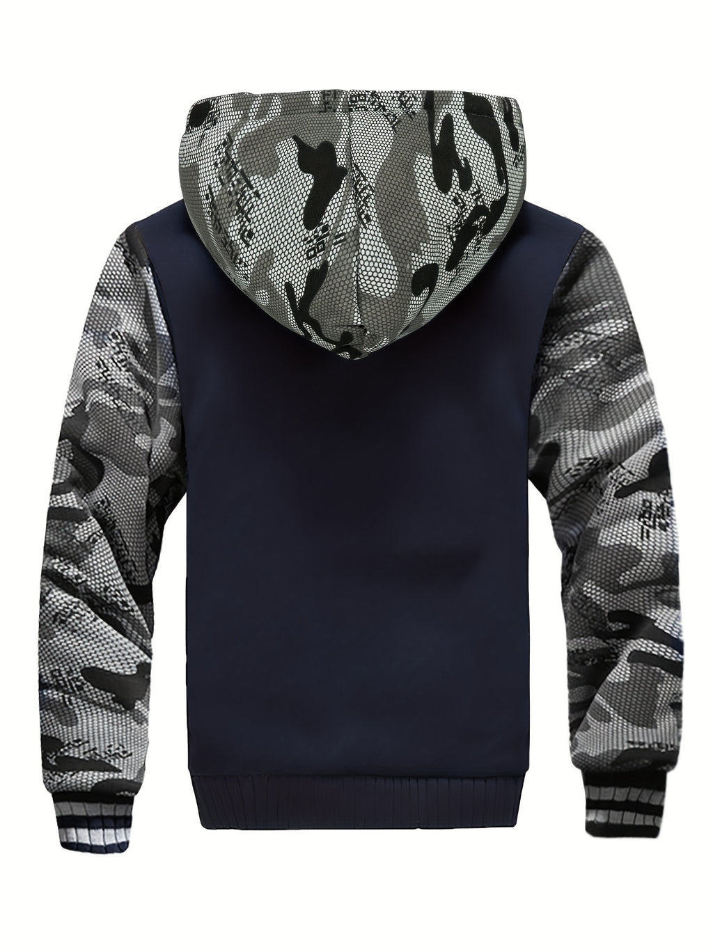 Veste, polaire, à capuche, graphite, photo 17