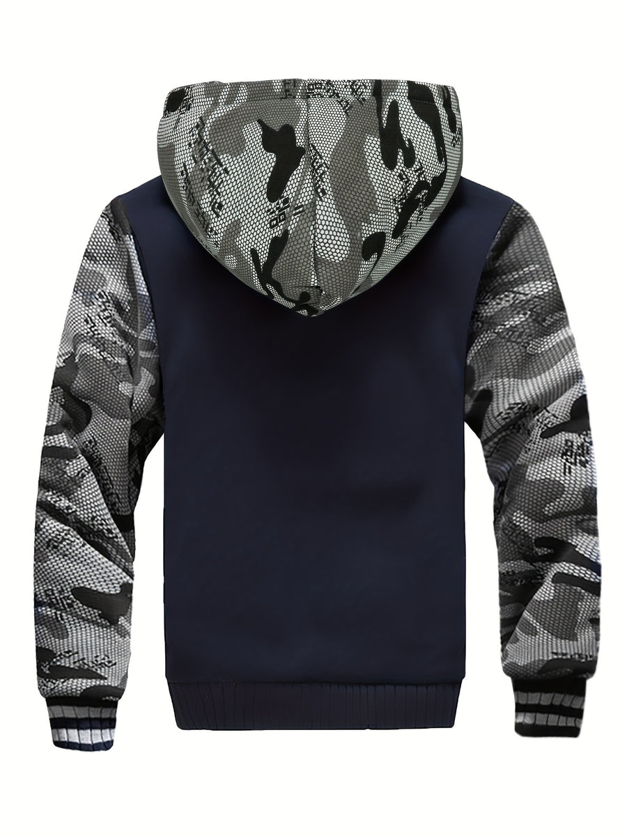 Veste, polaire, à capuche, graphite, photo 17