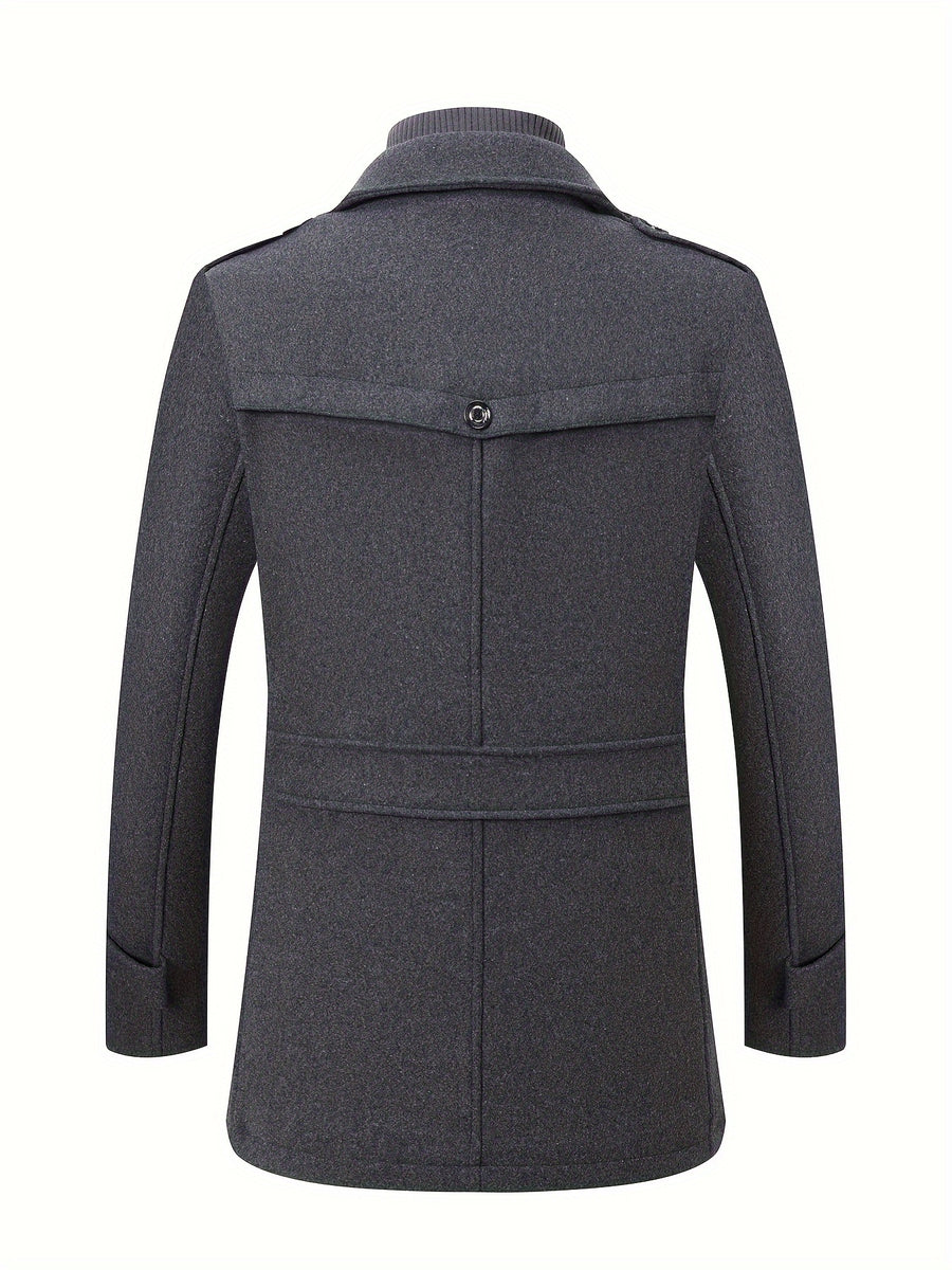 Manteau en laine, 30 % laine, à revers, orange, photo 11
