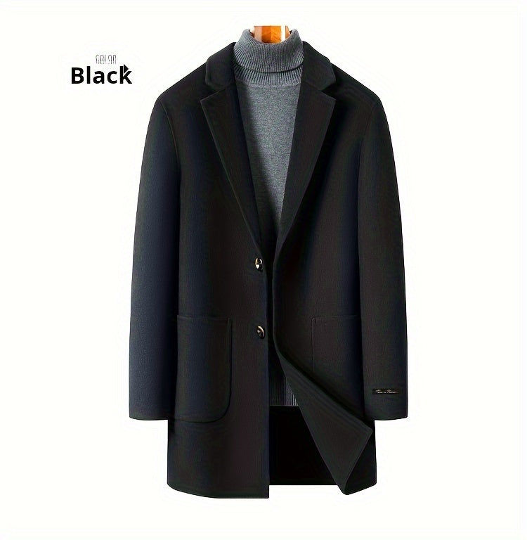 Manteau en laine, 94,1 % laine, à revers, photo 11